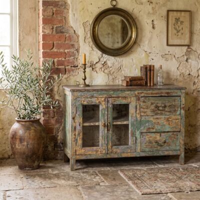 HAVANA Colourful Vintage Indian Sideboard