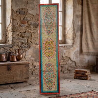 VIENNE Vintage Rajasthani Painted Door Panel