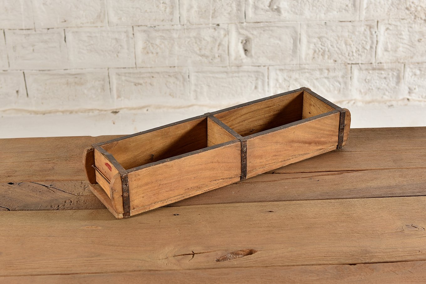 VINTAGE Wooden Brick Mould Double Ember Home