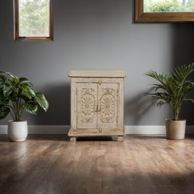 HAMESHA Vintage Distressed Indian Cabinets